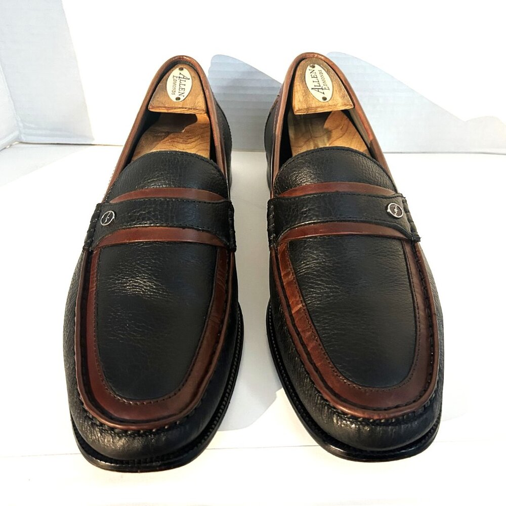 Florsheim men's two tone leather Slip on shoes